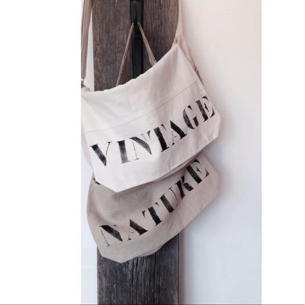 Linen Messenger Bag - “Nature”
